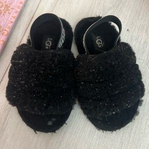 Ugg sandals black with specs!